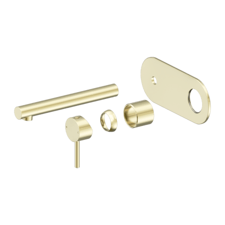 Dolce II Wall Basin/Bath Mixer Trim Kits Only Brushed Gold (25B007BG)