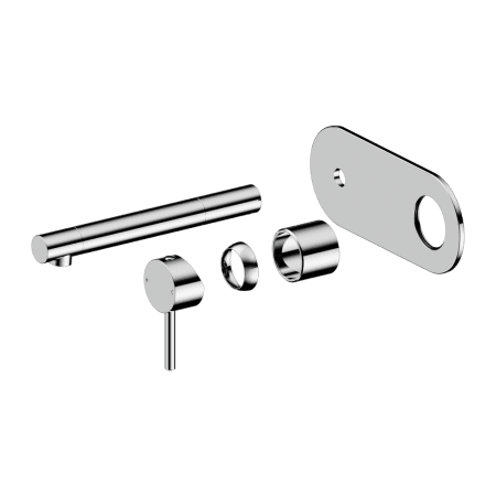 Dolce II Wall Basin/Bath Mixer Trim Kits Only Chrome (25B007CH)
