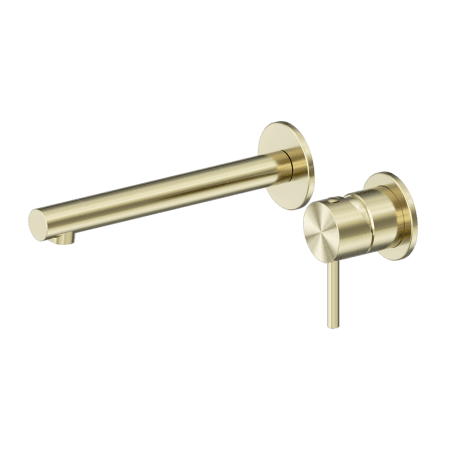 Dolce II Wall Basin/Bath Mixer Separate Back Plate Brushed Gold (25B008BG)