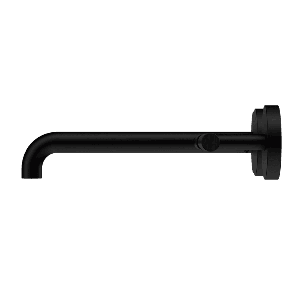 Mecca Lever Wall Basin/Bath Set 220mm Offset Spout Matte Black (25D011MB)