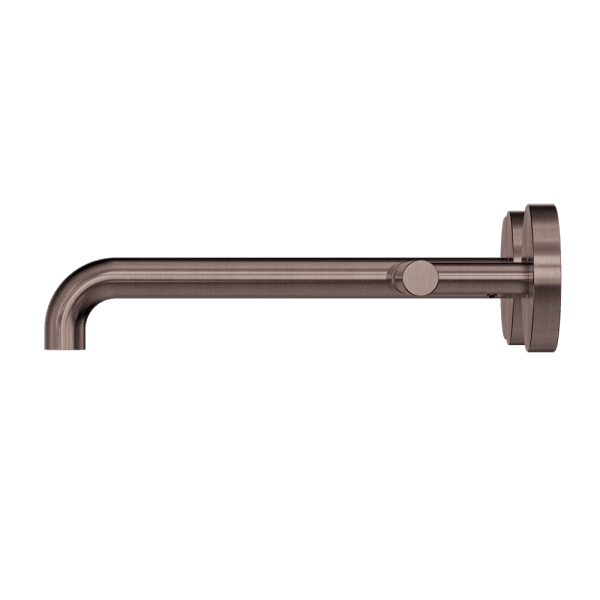 Mecca Lever Wall Basin/Bath Set 220mm Offset Spout Brushed Bronze (25D011BZ)