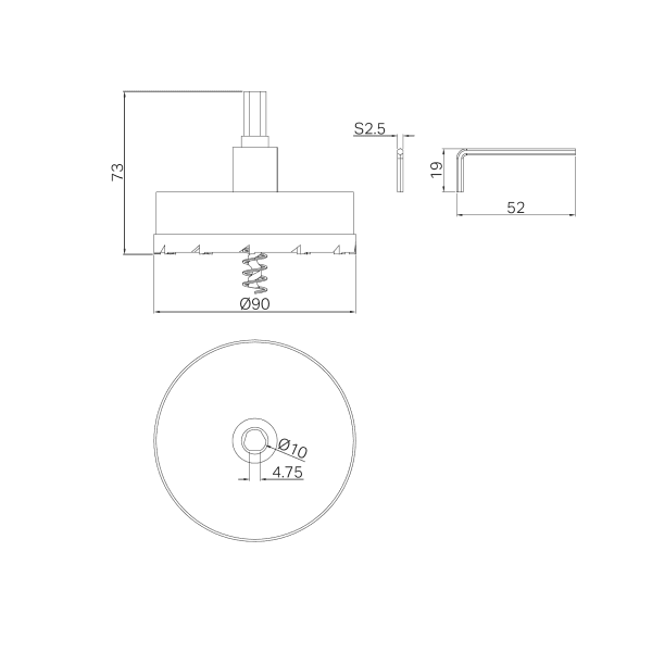 90mm Hole Saw Only (NR001HS)