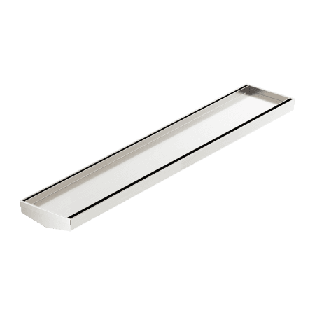 Tile Insert V Channel 600x106mm Floor Grate Without Outlet Brushed Nickel (NRFG004BN)
