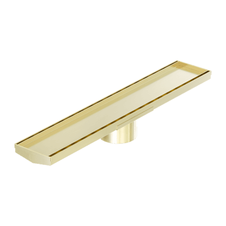 Tile Insert V Channel 600x106mm Floor Grate 90mm Outlet Brushed Gold (NRFG004HSBG)