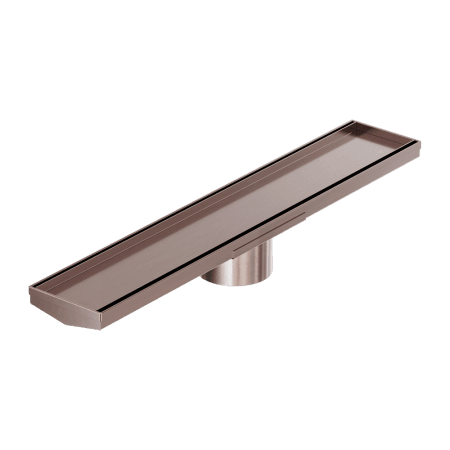 Tile Insert V Channel 600x106mm Floor Grate 90mm Outlet Brushed Bronze (NRFG004HSBZ)