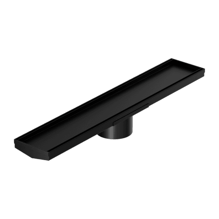 Tile Insert V Channel 600x106mm Floor Grate 90mm Outlet Matte Black (NRFG004HSMB)