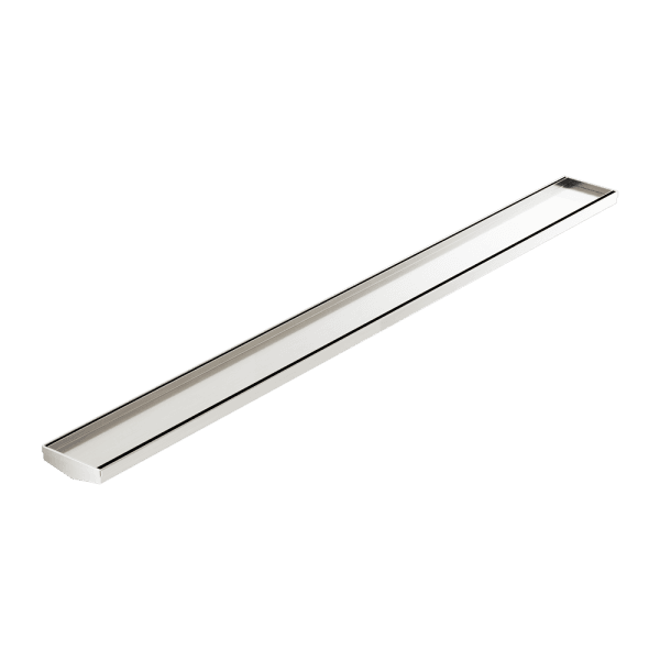 Tile Insert V Channel 1200x106mm Floor Grate Without Outlet Brushed Nickel (NRFG005BN)