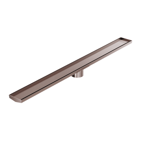 Tile Insert V Channel 1200x106mm Floor Grate 90mm Outlet Brushed Bronze (NRFG005HSBZ)