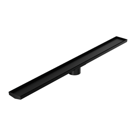 Tile Insert V Channel 1200x106mm Floor Grate 90mm Outlet Matte Black (NRFG005HSMB)