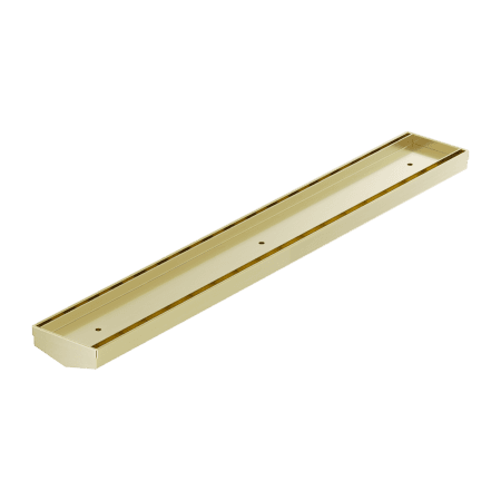 Tile Insert V Channel 600x82mm Floor Grate Without Outlet Brushed Gold (NRFG006BG)