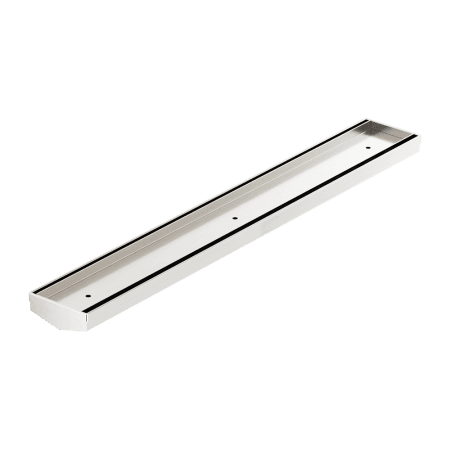 Tile Insert V Channel 600x82mm Floor Grate Without Outlet Brushed Nickel (NRFG006BN)