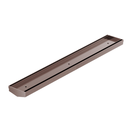 Tile Insert V Channel 600x82mm Floor Grate Without Outlet Brushed Bronze (NRFG006BZ)
