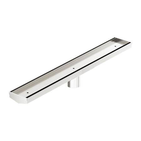 Tile Insert V Channel 600x82mm Floor Grate 50mm Outlet Brushed Nickel (NRFG006HSBN)