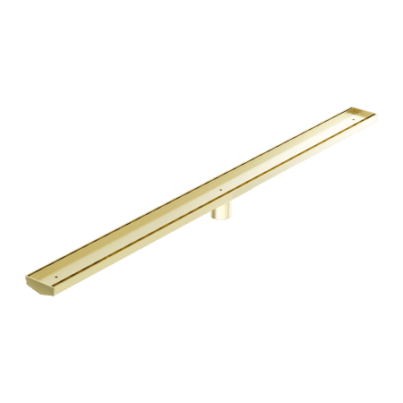 Tile Insert V Channel 1200x82mm Floor Grate 50mm Outlet Brushed Gold (NRFG007HSBG)