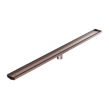 Tile Insert V Channel 1200x82mm Floor Grate 50mm Outlet Brushed Bronze (NRFG007HSBZ)