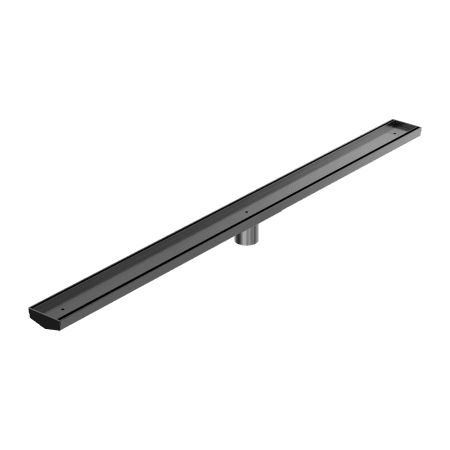 Tile Insert V Channel 1200x82mm Floor Grate 50mm Outlet Gun Metal (NRFG007HSGM)
