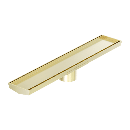 Tile Insert V Channel 600x106mm Floor Grate 80mm Outlet Brushed Gold (NRFG008HSBG)