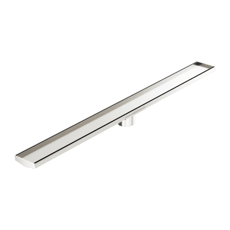 Tile Insert V Channel 1200x106mm Floor Grate 80mm Outlet Brushed Nickel (NRFG009HSBN)