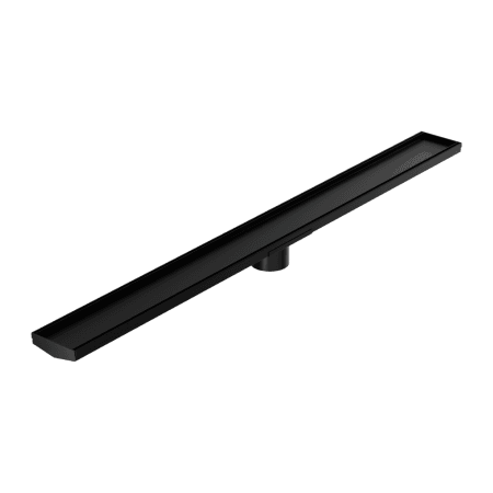 Tile Insert V Channel 1200x106mm Floor Grate 80mm Outlet Matte Black (NRFG009HSMB)