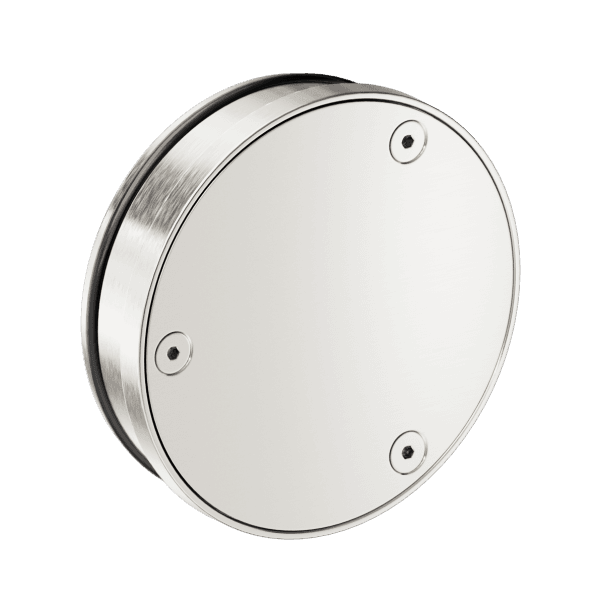 316L Stainless Round Clear Out 100mm Outlet Brushed Nickel (NRFW010BN)