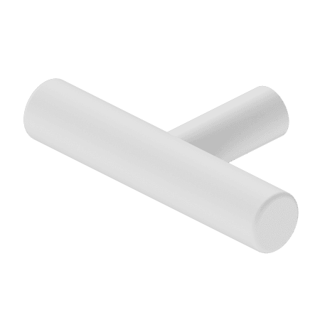 Mecca T-Pull Handle Matte White (25F001MW)
