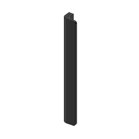 Bianca Pull Handle 200mm Matte Black (25G003MB)