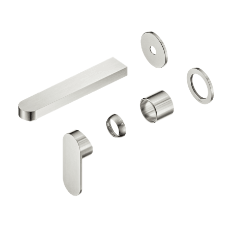 Ecco Wall Basin/Bath Mixer Separate Back Plate 60mm Trim Kits Only Brushed Nickel (NR301310ctBN)