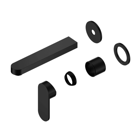 Ecco Wall Basin/Bath Mixer Separate Back Plate 60mm Trim Kits Only Matte Black (NR301310ctMB)