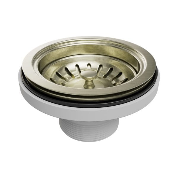 304 Stainless Steel Kitchen Sink Basket Waste Aged Brass (NRA708AB)
