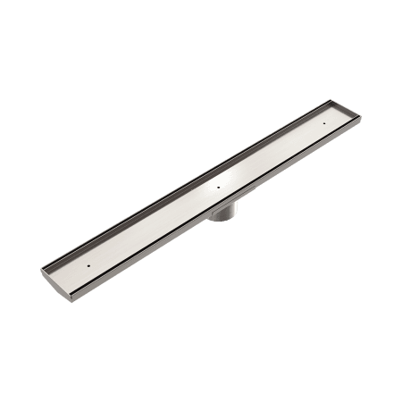 Tile Insert V Channel 800x106mm Floor Grate 90mm Outlet Brushed Nickel (NRFG010HSBN)