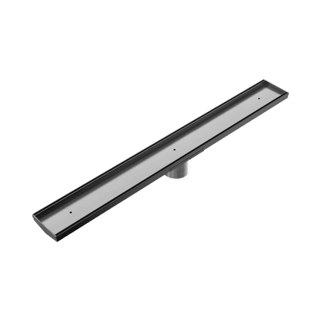 Tile Insert V Channel 800x106mm Floor Grate 90mm Outlet Gun Metal (NRFG010HSGM)
